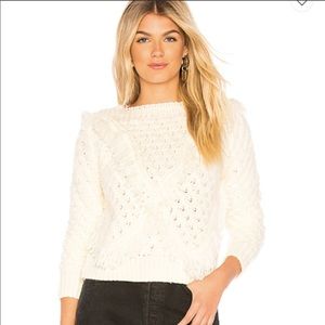 LAST DAY! NWT Majorelle Cream Knit Sweater